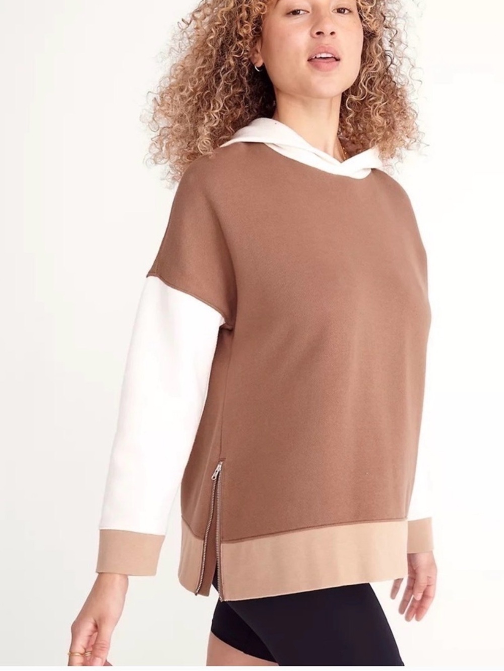 Madewell MWL Betterterry Side Zip Hoodie L